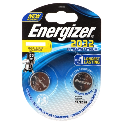 BATERIA LITOWA BAT-CR2032-LITHIUM*P2 ENERGIZER